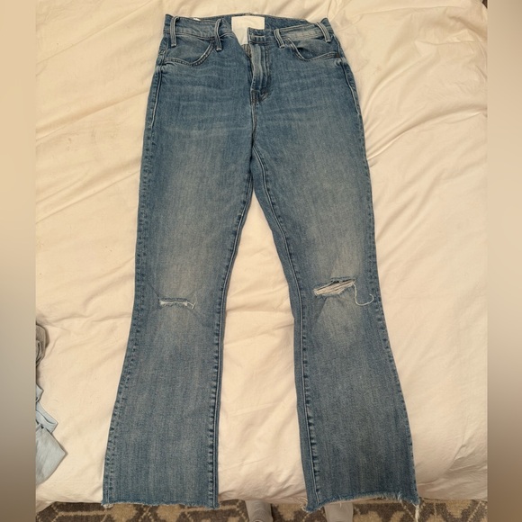 mother the hustler ankle fray jeans - Picture 2 of 5